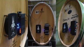 Official Nier Automata wine aged in barrels with the soundtrack played through speakers